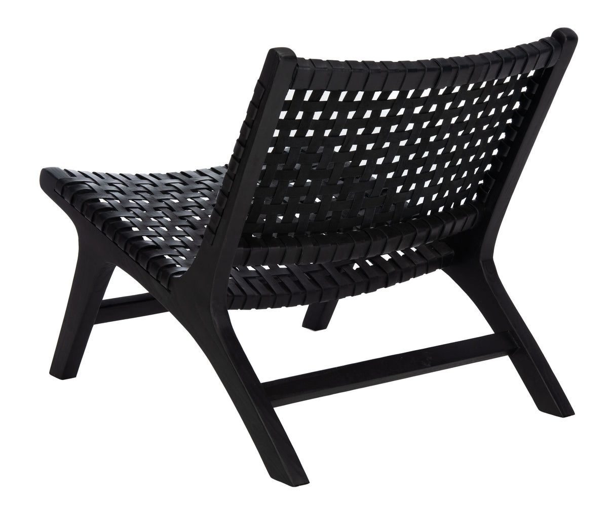 Black Leather Accent Chair T320082