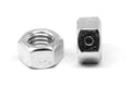 1/4x22-20 Coarse Thread Reversible 2-Way All Metal Locknut Low Carbon Steel Zinc Plated Pk 1750 T5088