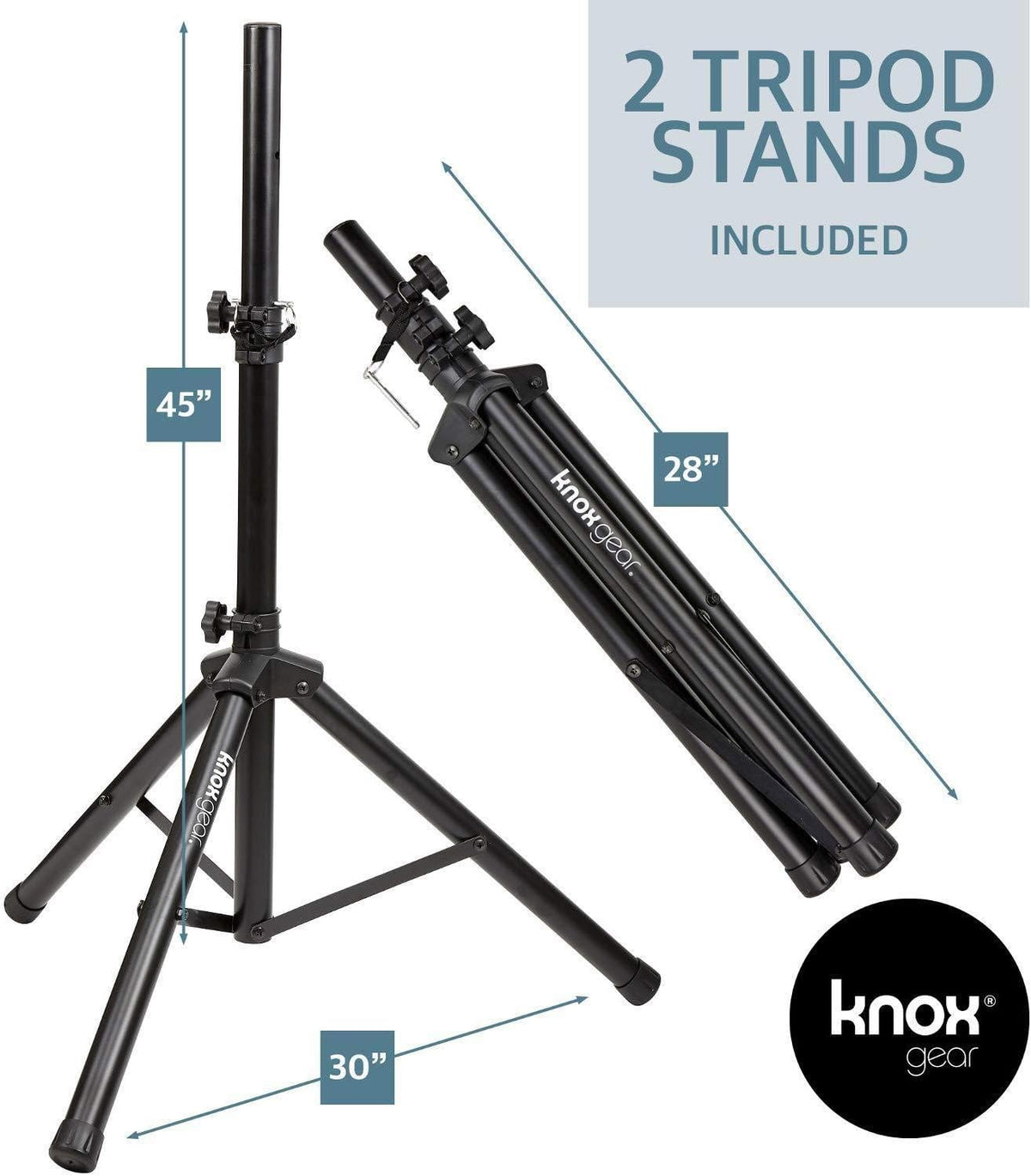 8 Piece Portable PA System with Microphone and Bluetooth U55407