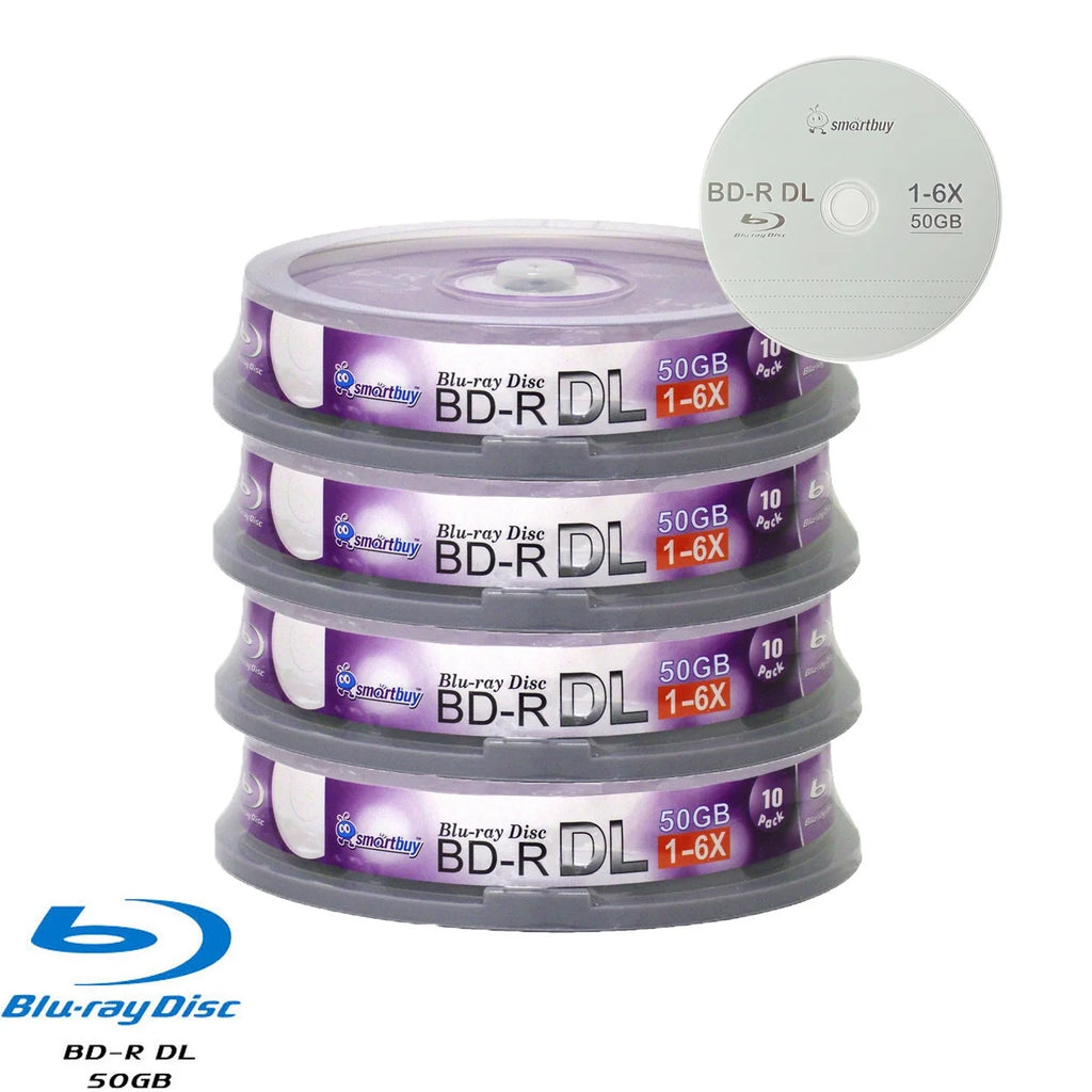 40-disc 50gb 6x Blu-ray Bd-r Dl Dual Layer Recordable Media Disc Z148