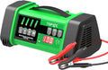 12 Volt 2/10/20A, 24 Volt 2/10A Smart Car Battery Charger Pack of 2 D563054