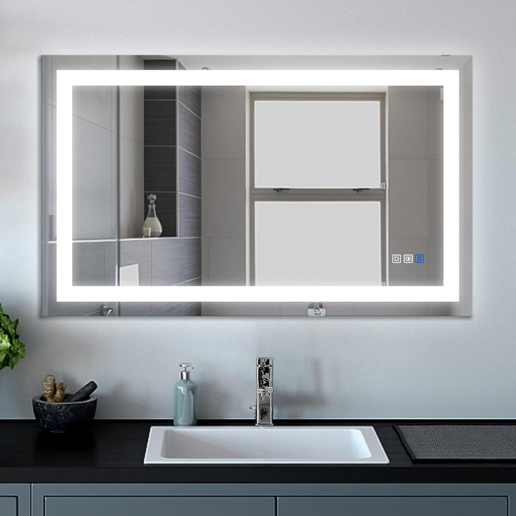 28 x 36 Inch LED Bathroom Vanity Mirror with Lights S581