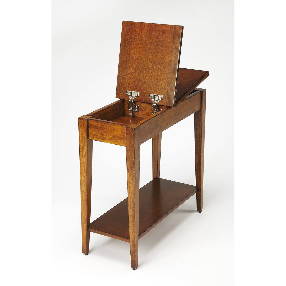Olive Ash Burl Chairside Table M56299