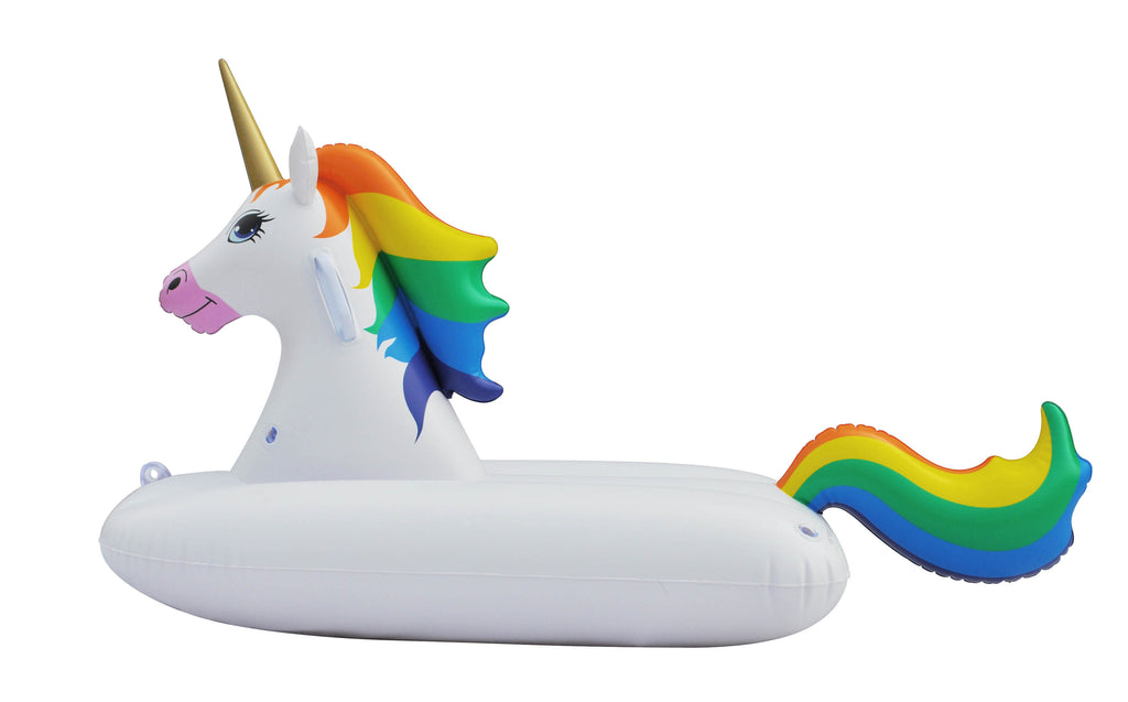 Sled Unicorn Snow Tube Inflatable 49 inches Long One Person C826731