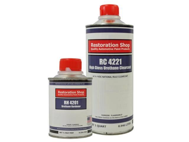 White Urethane Basecoat Clearcoat Car Auto Paint Quart Z37910