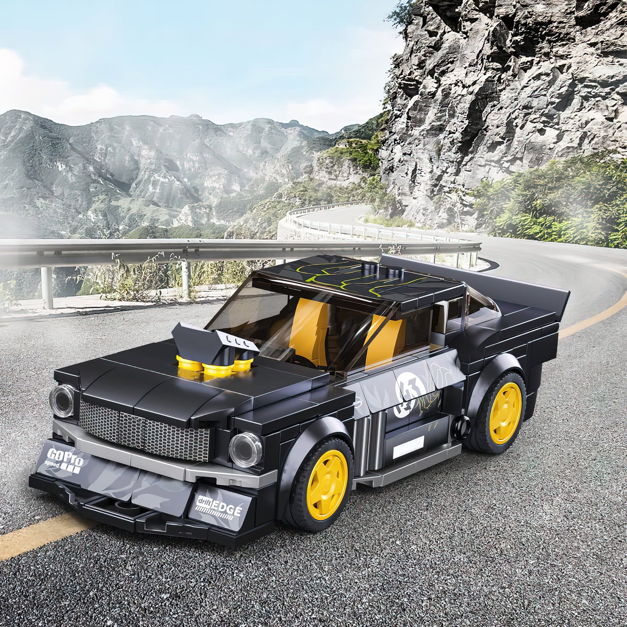 Black Car Building Block Set C839