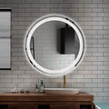 28 x 36 Inch LED Bathroom Vanity Mirror with Lights S581