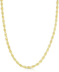 10k Yellow Gold 3mm Solid Turkish Rope Chain Necklace V530641