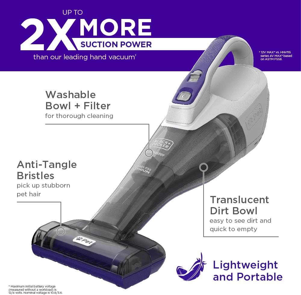 Cordless Handheld Vacuum, Gray, Pack of 2 H729