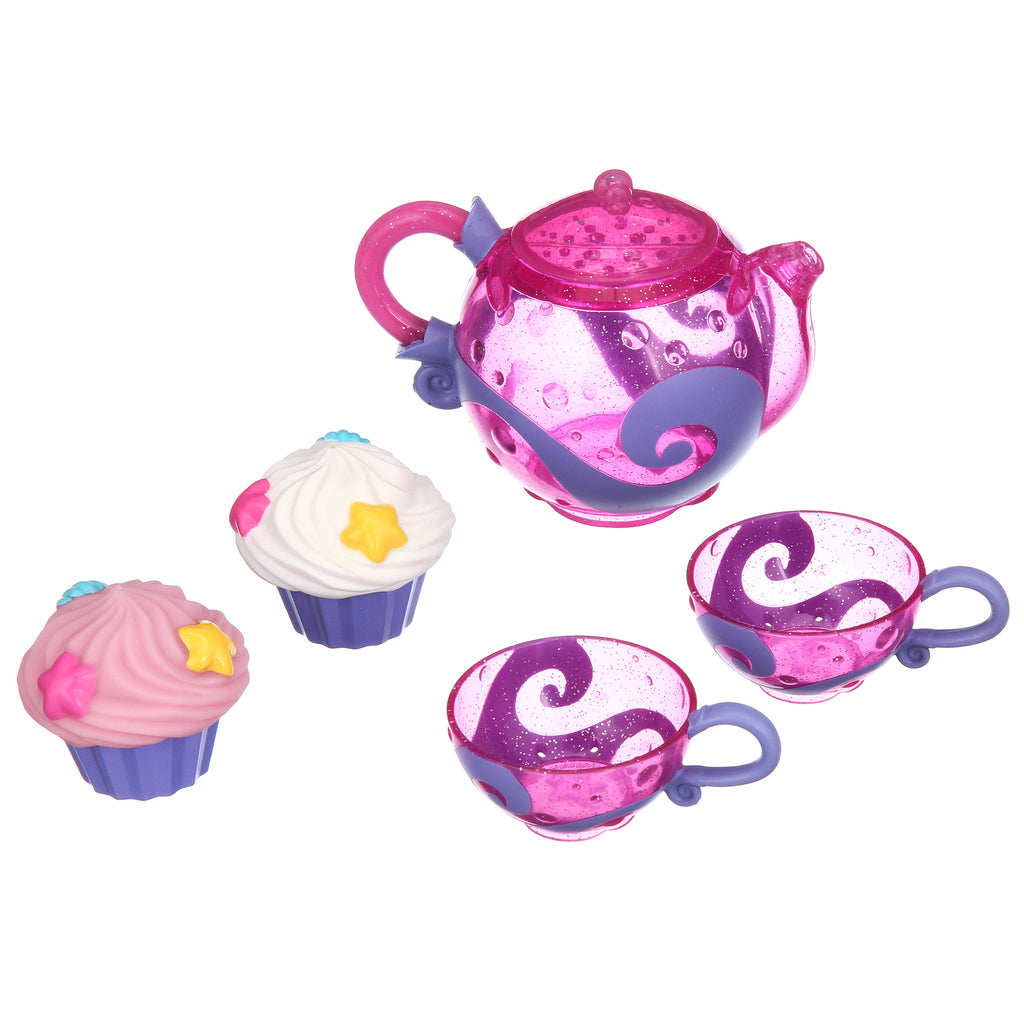 5 Piece Toddler Bath Tea and Cupcake Set, Pink S92497