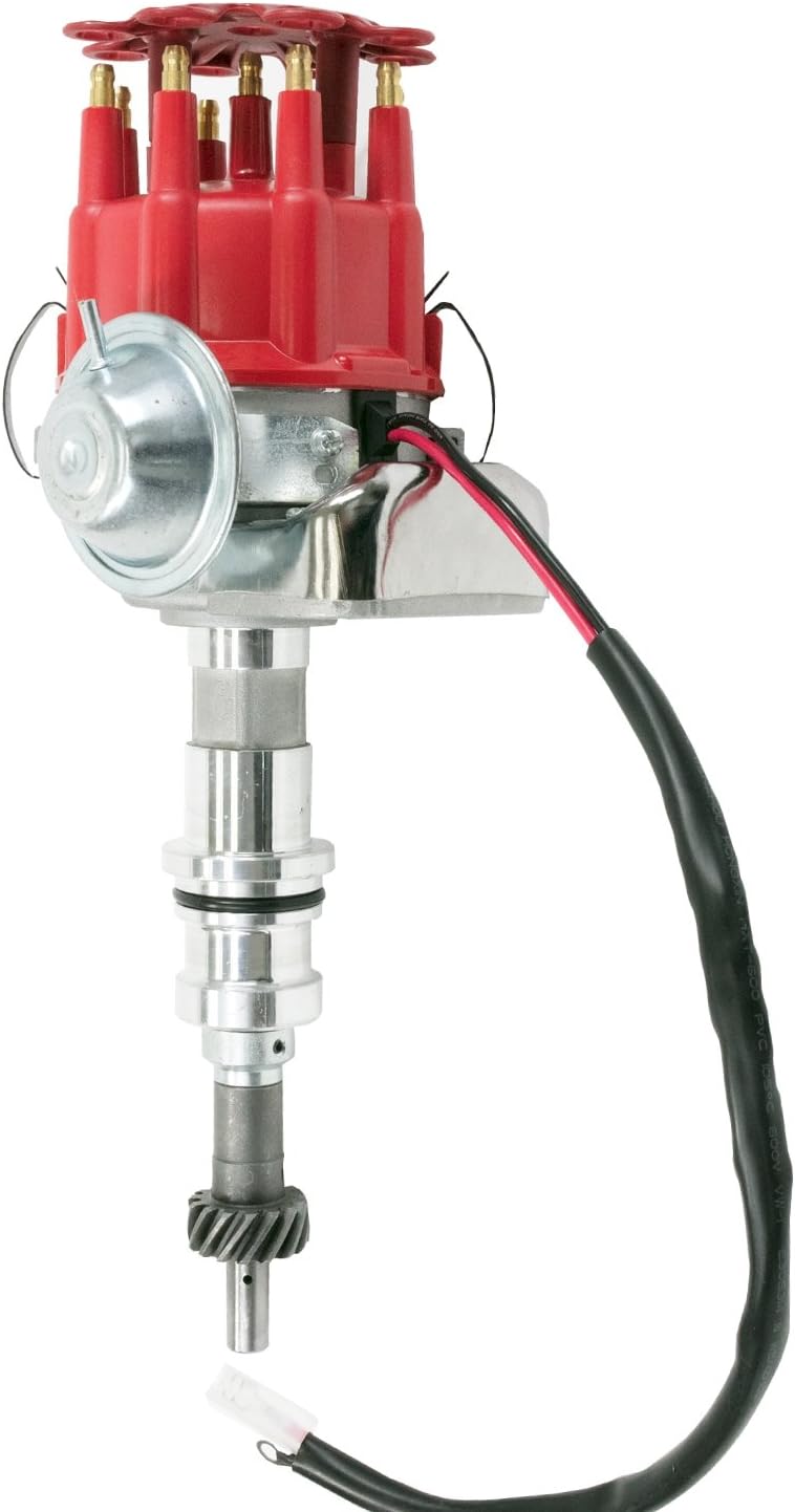 Complete Distributor Compatible with Ford Windsor V8 Small Block SBF Blue Cap H987101