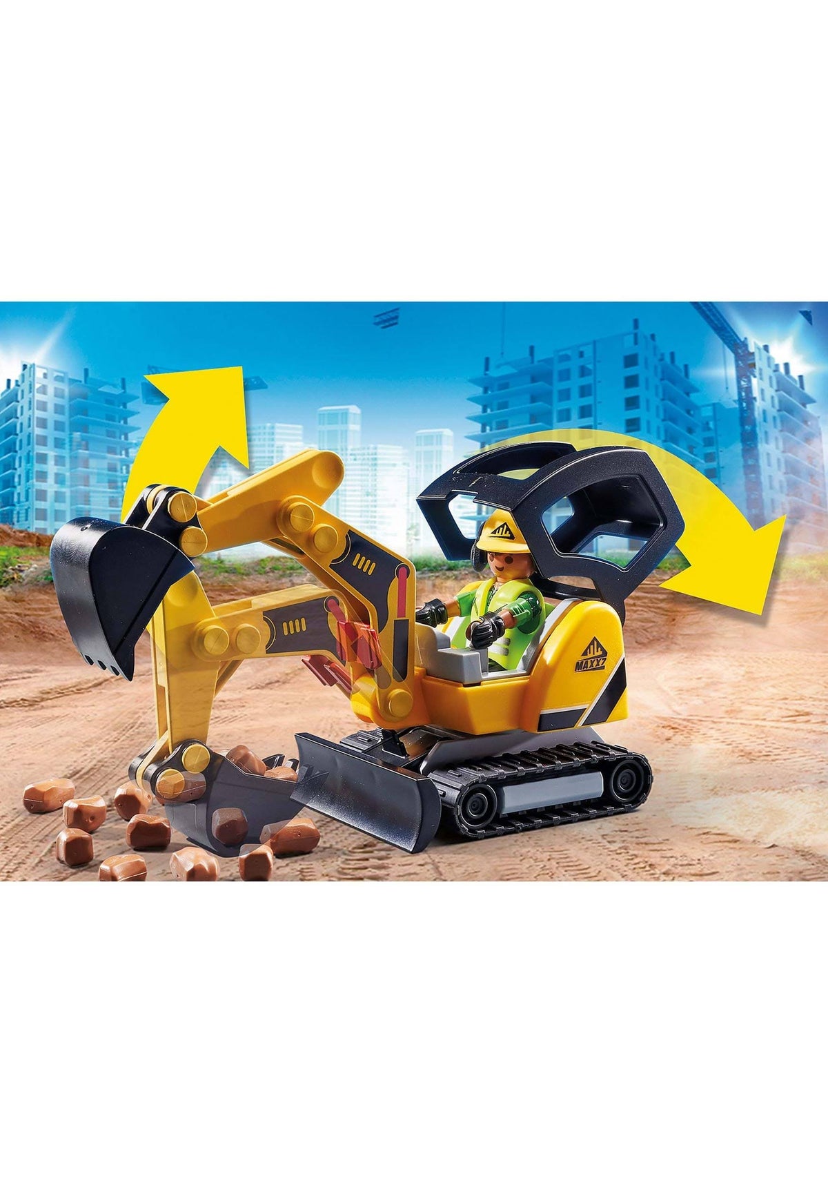 Mini Excavator with Building Section K86670