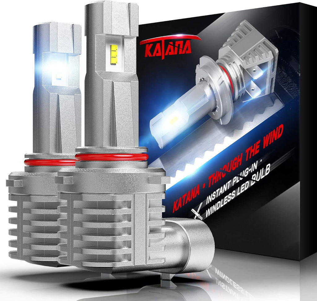 9005 LED Headlights Bulbs Combo, 24000LM Wireless H8 HB3 High Low Beam Conversion Kit, 6500K Xenon White, Pack of 2 Z340395