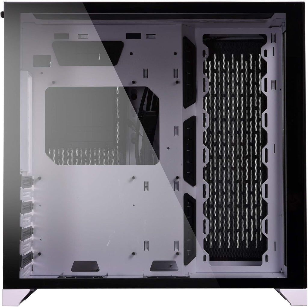 White Tempered Glass ATX Mid Tower Computer Case X767468