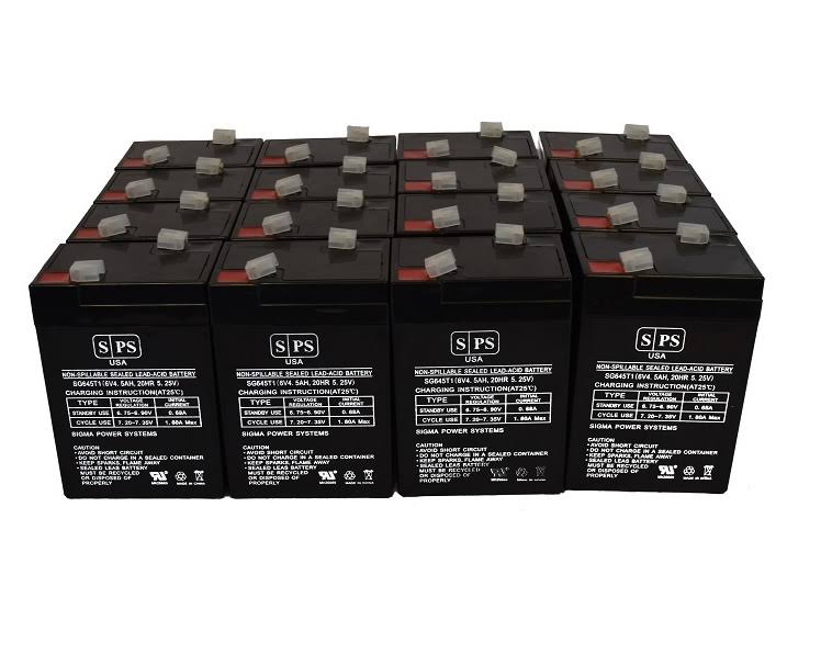 6V 4.5 Ah Replacement Battery (16 Pack) P976