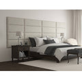 Neutral Sand Microsuede Wall Paneling X87639