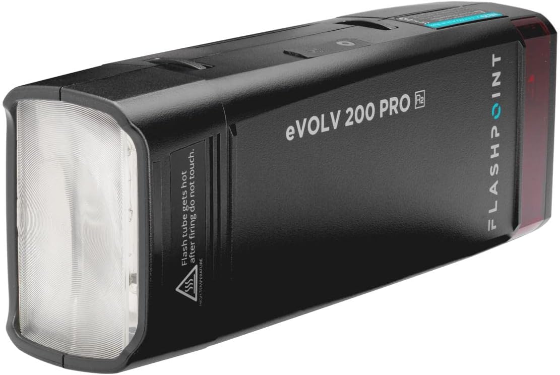 200Ws Pocket Flash Strobe with Bare Bulb and Speedlite Fresnel Flash Head B85324