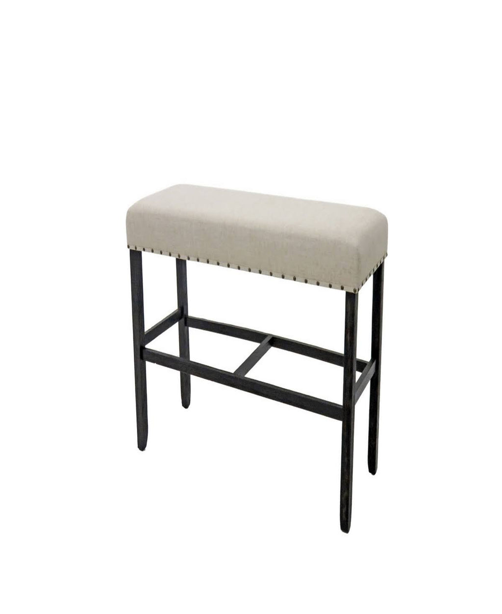 Antique Black Finish Counter Ht. Bench L9701