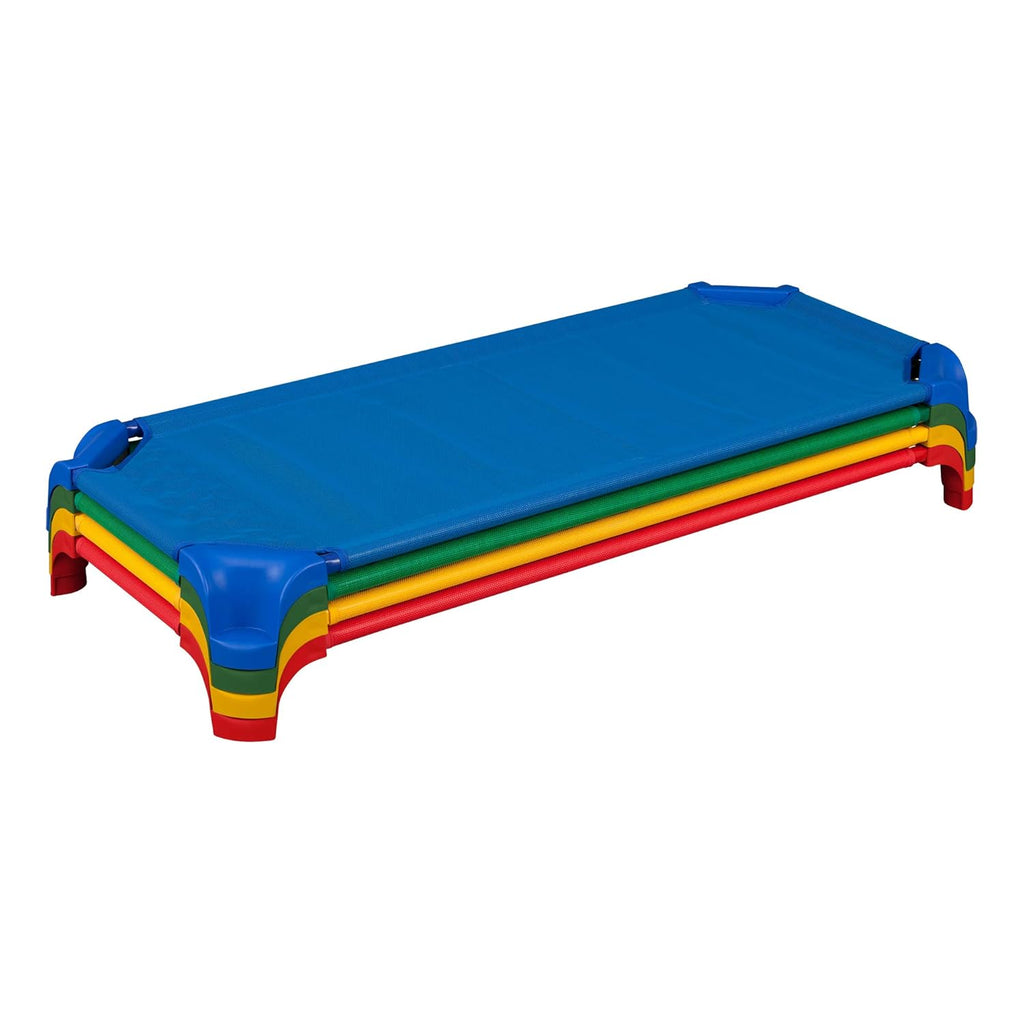 Blue Stackable Daycare Cot (Pack of 6) V180476