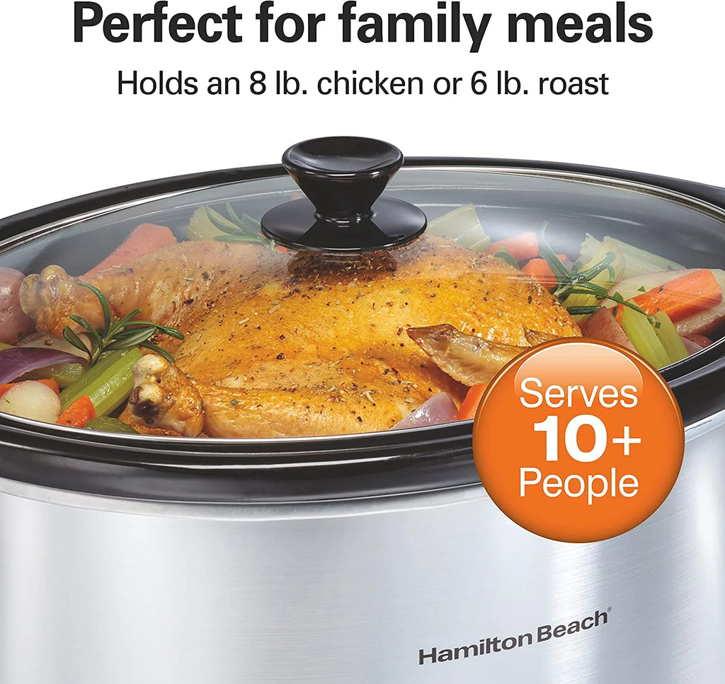 10 Quart Programmable Slow Cooker with Stovetop Safe Crock & 8 Quart Programmable Slow Cooker Y282