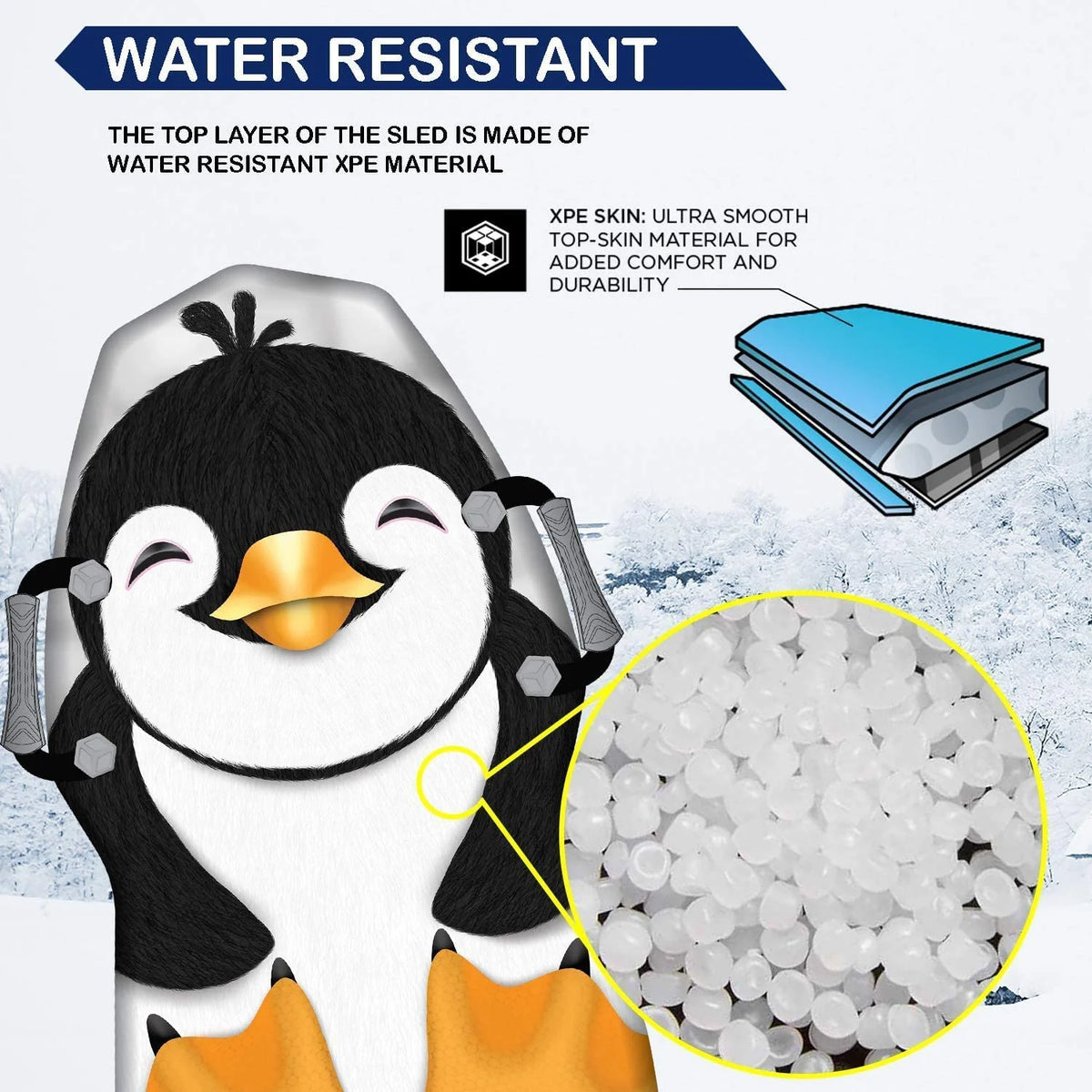 36" Foam Snow Sled A72206