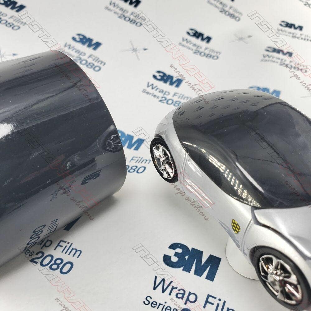 Gloss Black 5ft x 5ft Car Wrap Vinyl Film Pack of 2 K155060