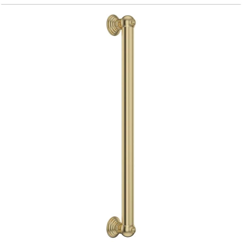 Satin Unlacquered Brass Decorative Grab Bar G62090