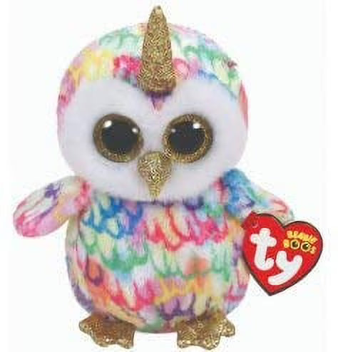 6" Glitter Eyes Plush Owl Y512