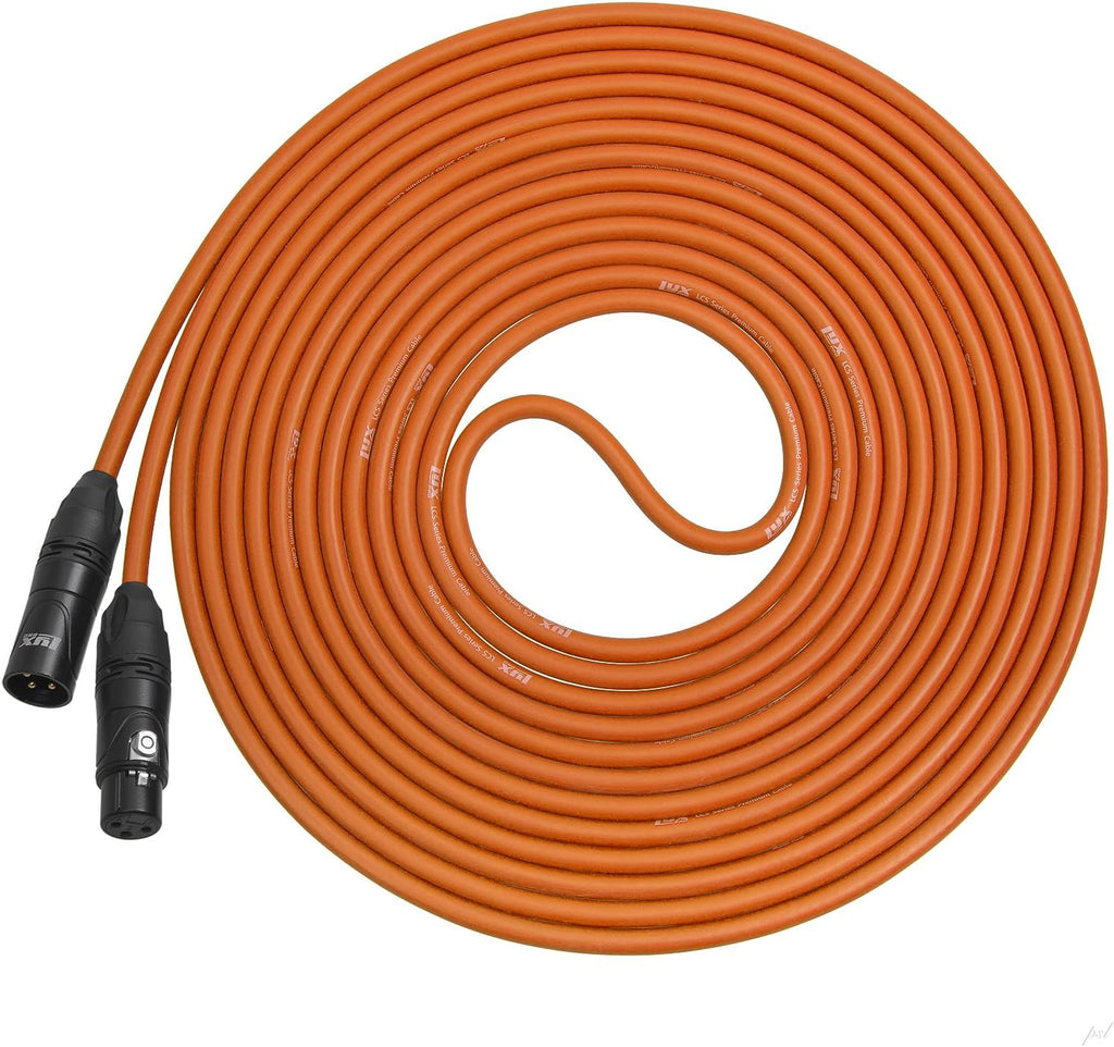 100 Feet XLR Microphone Cable Balanced Male to Female 3 Pin Mic Cord Green Pack of 2 N223