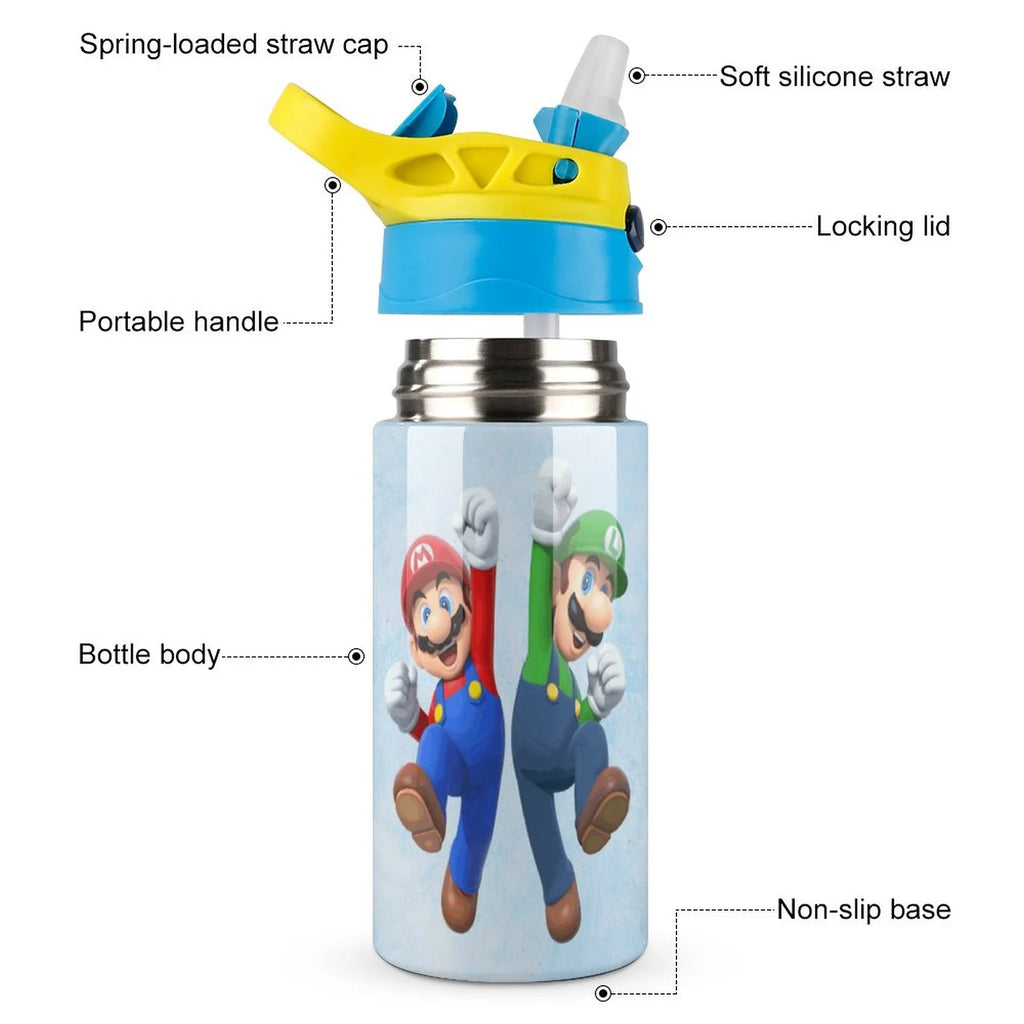 Insulated Stainless Steel Water Bottle with Straw Z755907