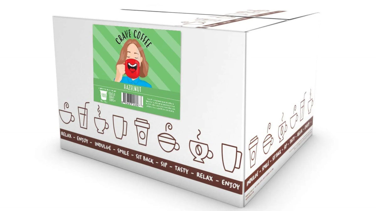 Hazelnut Flavored Coffee Pods, 100 Ct R399686