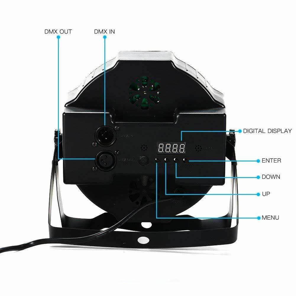 36LEDs Stage Lighting with Remote and DMX Control - 4 Pack B121324