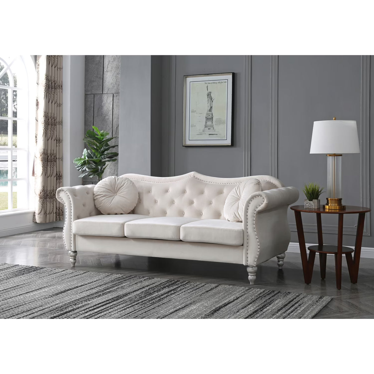 Ivory Sofa Y76648