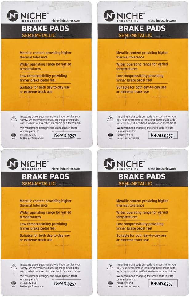 Front Semi-Metallic Brake Pad Set 4 Pack M84992