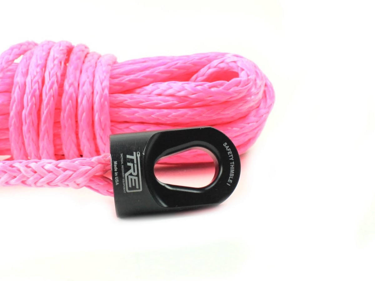 Pink Winch Rope & Black Safety Thimble X9473