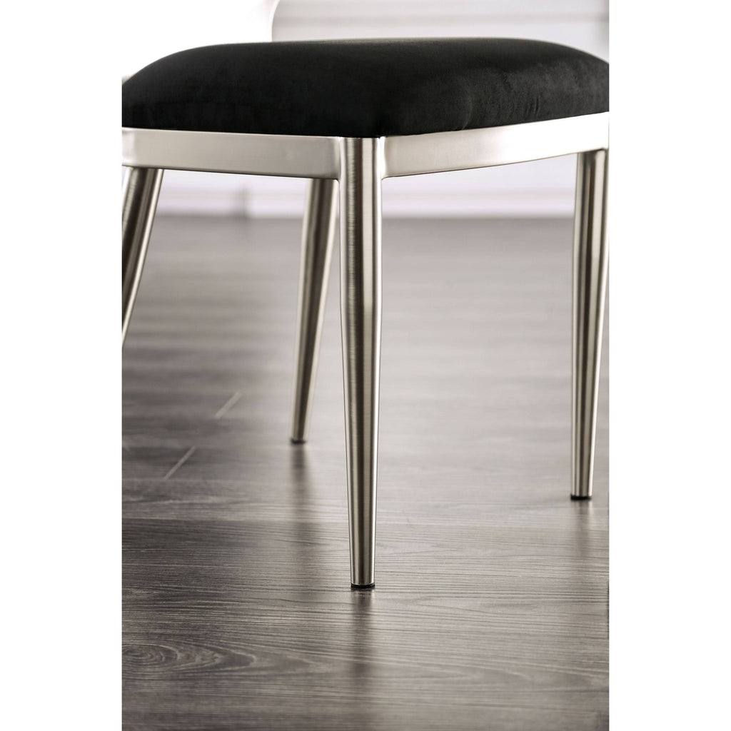 Silver Side Chairs (Set of 2) D900188