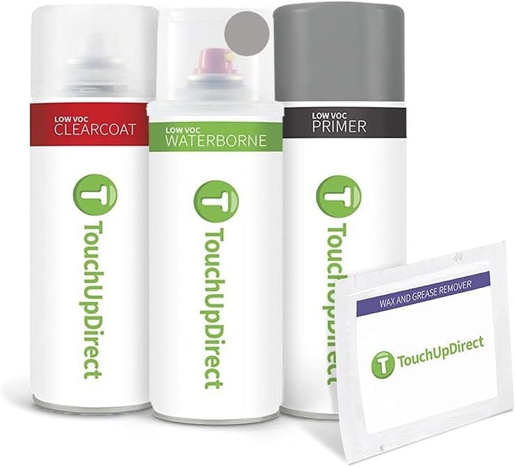 Silver Knockout Metallic Touch Up Paint Aerosol Pack of 2 K9111