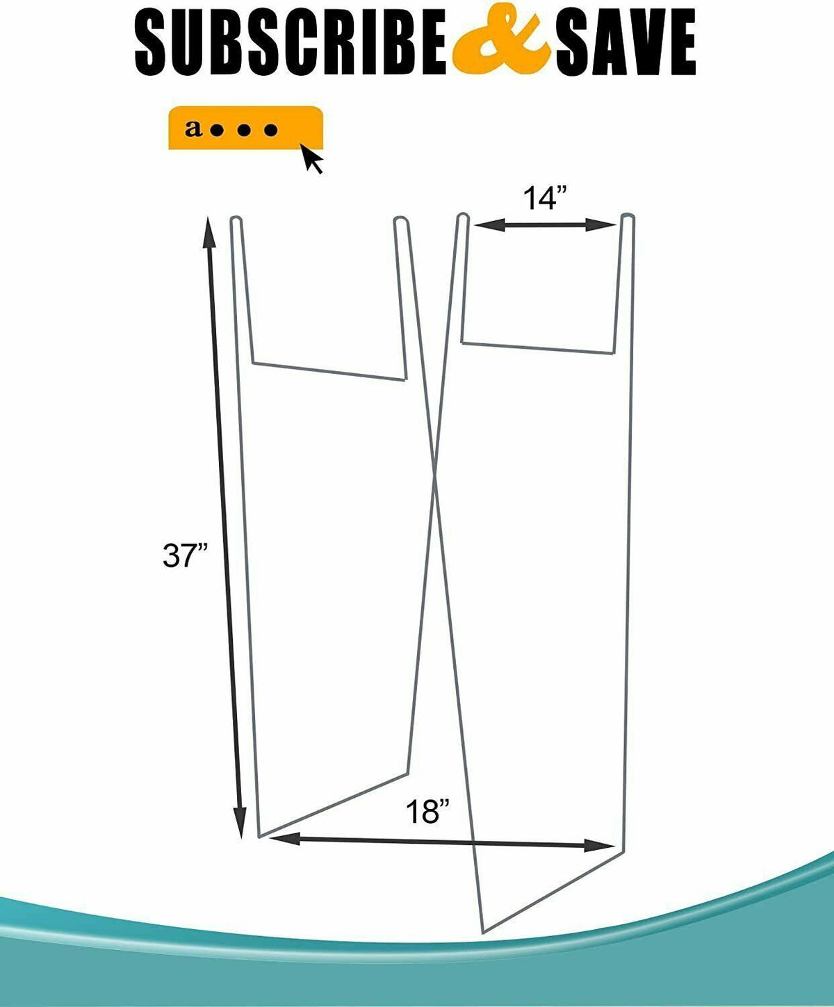 Steel Trash Bag Holder 55 Gallon O194