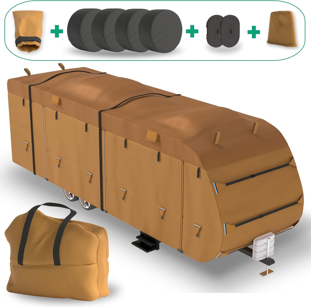 RV Trailer Covers with Storage Bag M7883