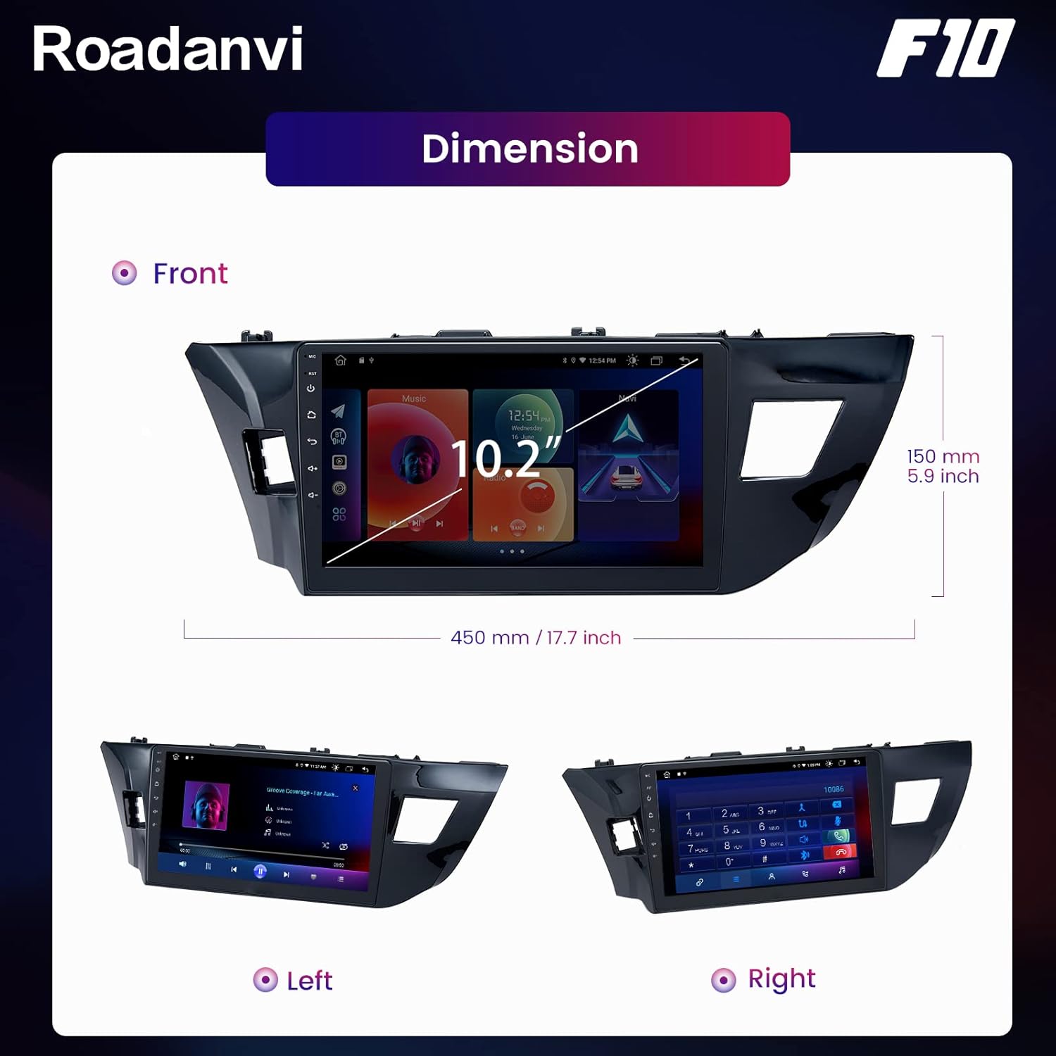 Car Radio with Bluetooth Touch Screen N315116