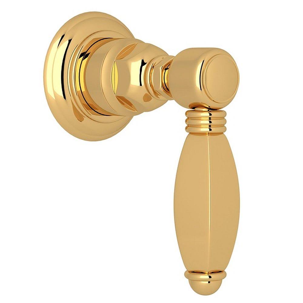 Hex Trim for Volume Control Wall Valve in Inca Brass M380032