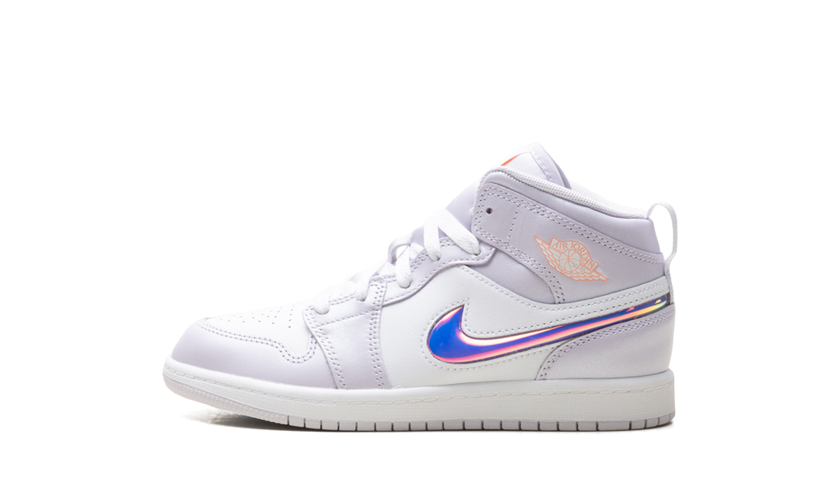 Jordan 1 Mid SE PS "Barely Grape Iridescent Swoosh" IM4420 500