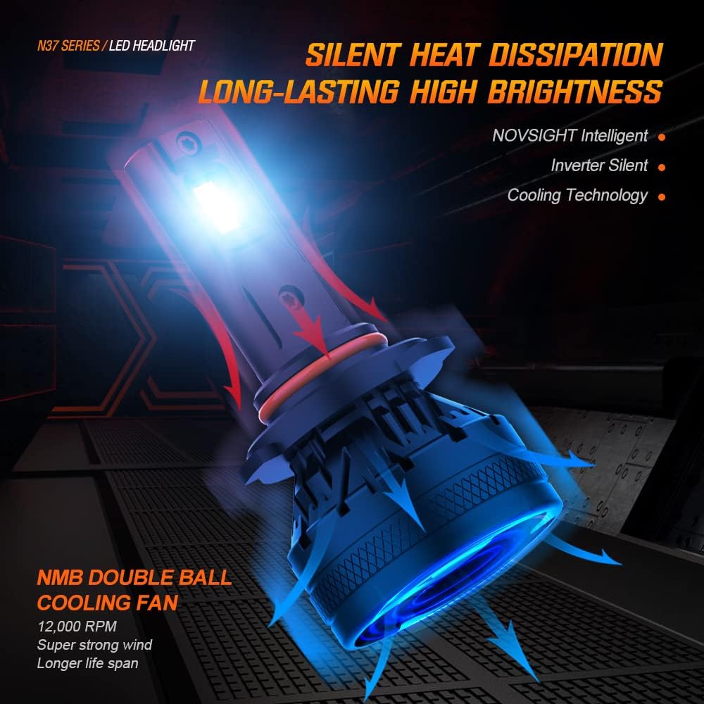 LED Headlight Bulb Conversion Kit, 6500K Cool White, Pack of 2 L483309