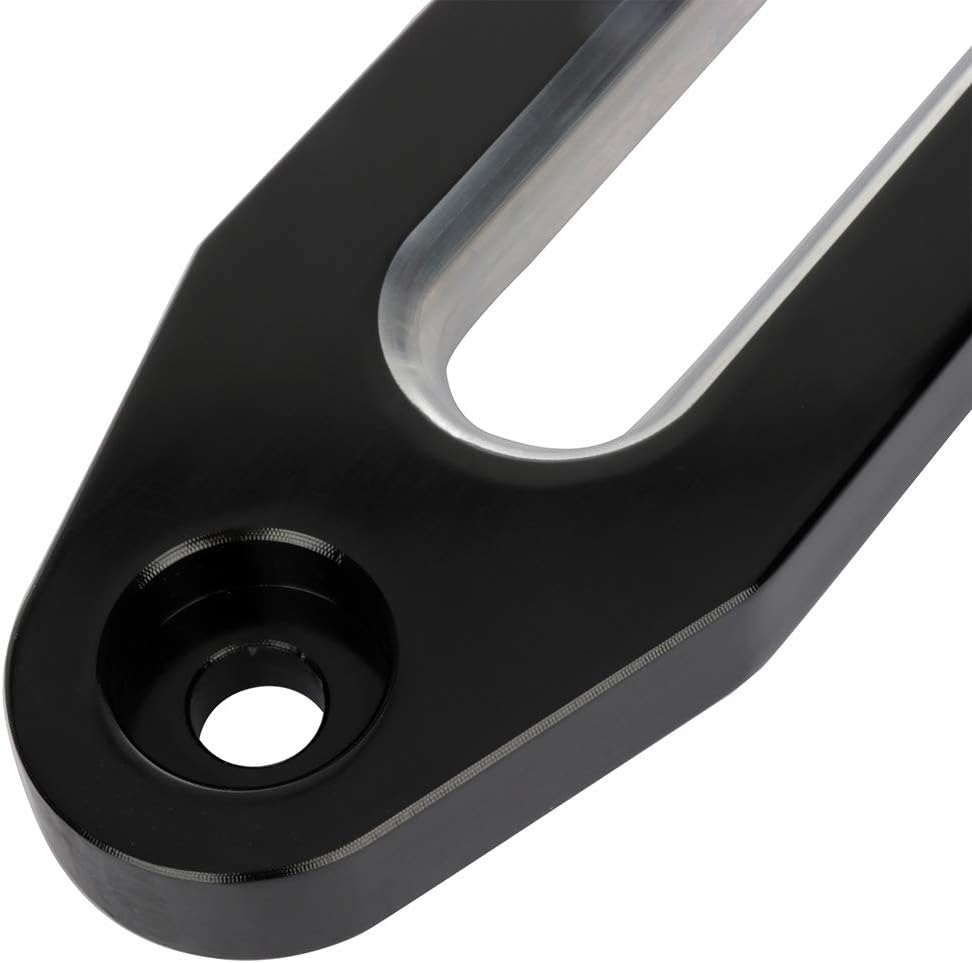 Red Aluminum Hawse Fairlead for Winch Rope, Pack of 2 M31633