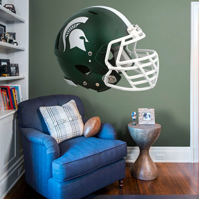 Michigan State Spartans Giant Removable Helmet Wall Decal Q294226