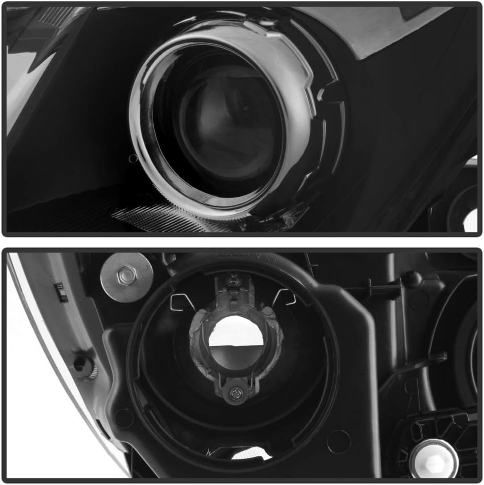 Projector Headlights Headlamps Assembly Left+Right H595