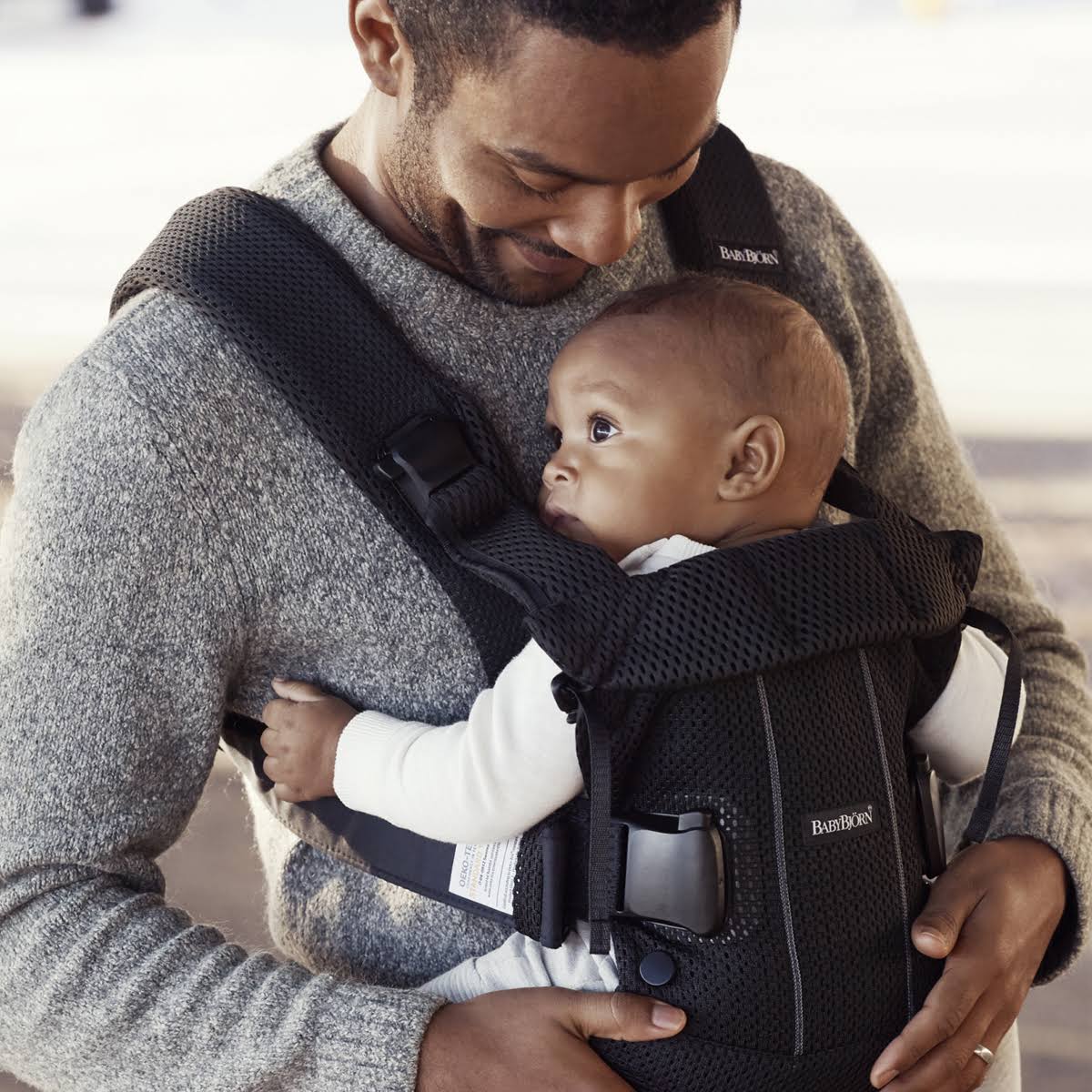 Black Mesh Baby Carrier K35916