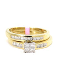 10K Yellow Gold Diamond Engagement Ring J5353