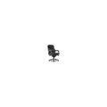 Jet Black/Gray Ergonomic Leather Executive Chair P2686