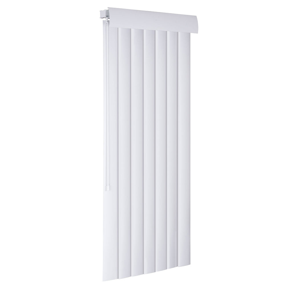 White Smooth Curved Vertical 72 by 60-Inch O329039